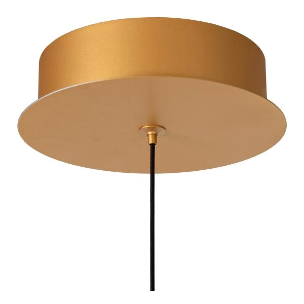 Lucide DILENKO - Lámpara colgante - Ø 14 cm - LED - 1x4,2W 2700K - Oro mate / Latón - DETAIL 3